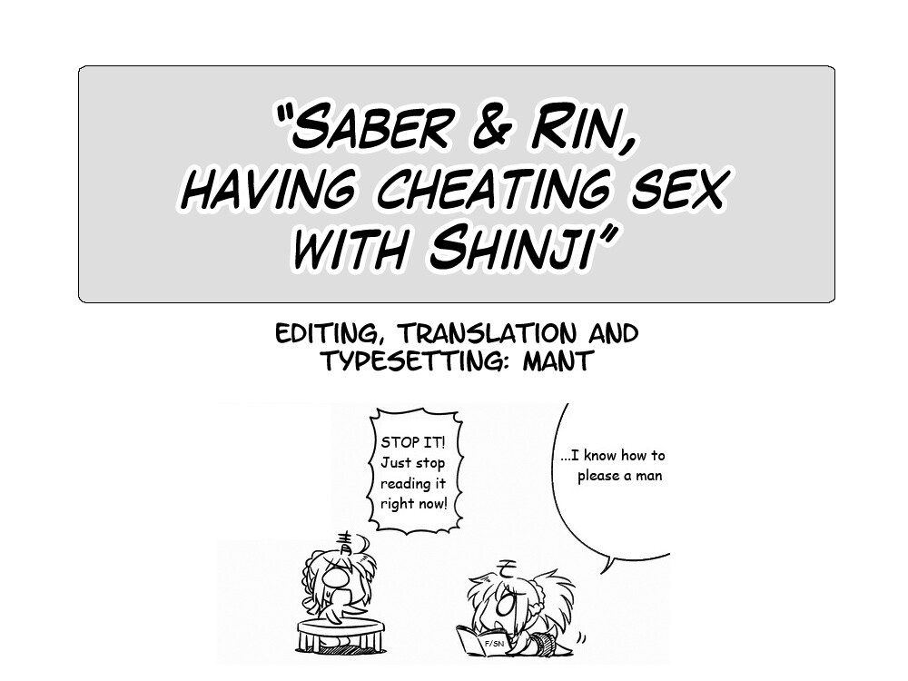 Hentai Manga Comic-Saber & Rin, Shinji to Uwaki Sex Suru-Read-18